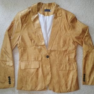 Gold men's blazer